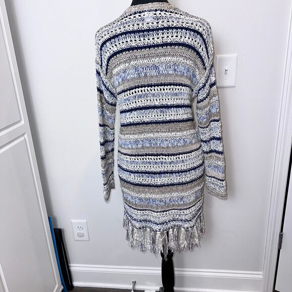 Chico’s Boho Chic Blue Cardigan – Size Small | Bohemian - Picture 5 of 14